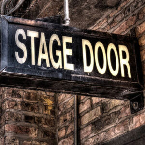 Stage Door Sign