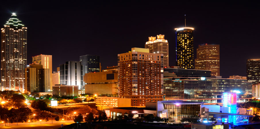 Atlanta Skyline backdrop