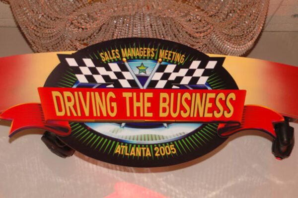 Driving the Car Racing Graphics in Atlanta.