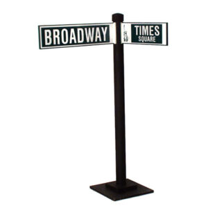 Times Square Broadway Street Sign Prop