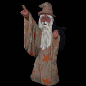 A Fire Wizard holding a wand.