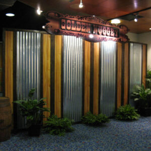 A wall of Golden Nugget Entrance.