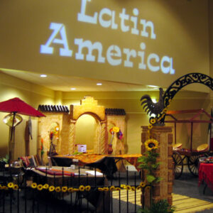 This is a Latin America Entrance exhibit.