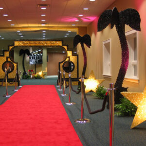 A Night of the Stars Entrance in a hallway.