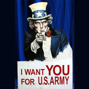 I want you for Uncle Sam Flat sign.