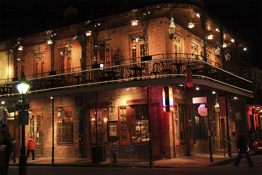Bourbon Street backdrop