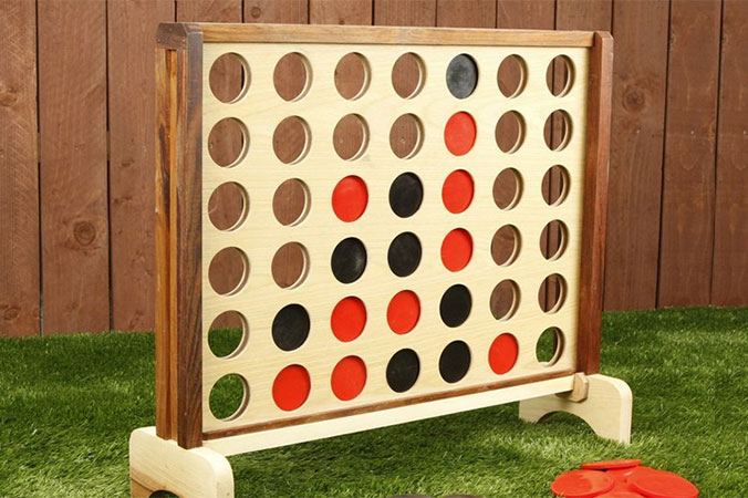 Oversized Connect Four game