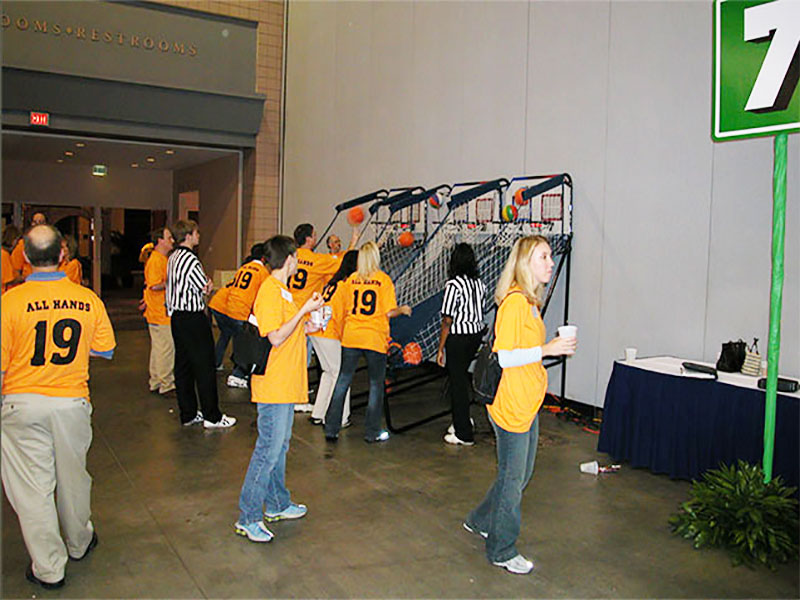 pop A Shot Basketball game for teams