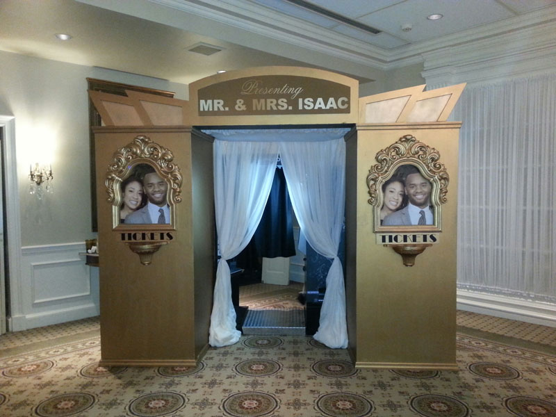 Mr and Mrs Photo Booth offers an array of stunning wedding backdrops and exquisite wedding decor for your special day.