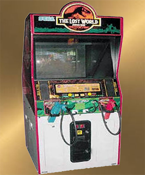 The Jurassic Park arcade game machine available for rent. Arcade Games