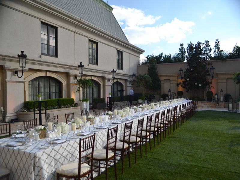 Rectangle banquet tables