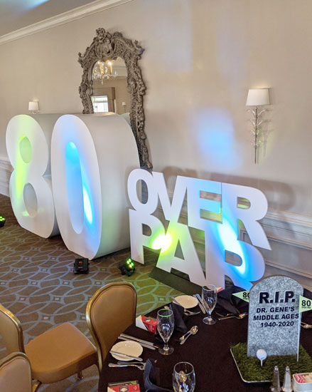 80th Birthday decor