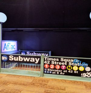 New York Theme Decor Subway